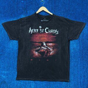 Alice In Chains Dirt Seattle WA Est 1987 Grunge Band Tee XL